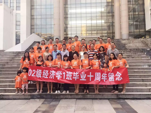 忆青春岁月，续师生情谊 ——商学院02经本1班校友返校纪念毕业十周年