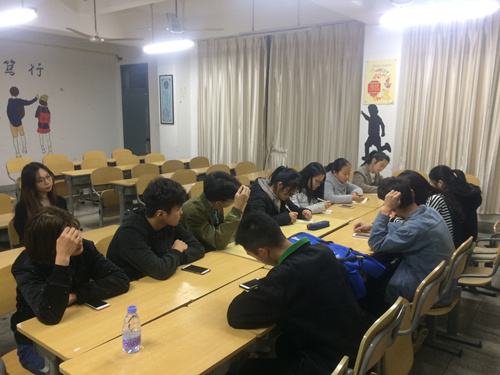 2016-2017学年下学期商学院宣传中心第一次AB类会议