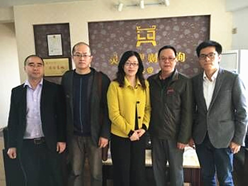 商学院领导班子走访我院优秀校友公司 ——漳州灵琦理财咨询有限公司